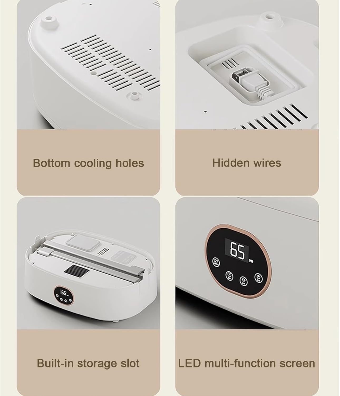 1000W Portable Clothes Dryer, Household Clothes Dryer, Fully Electric Air Dryer Drying Rack, Collapsible Dryer for Home Laundry, Apartments and Travelling Carav