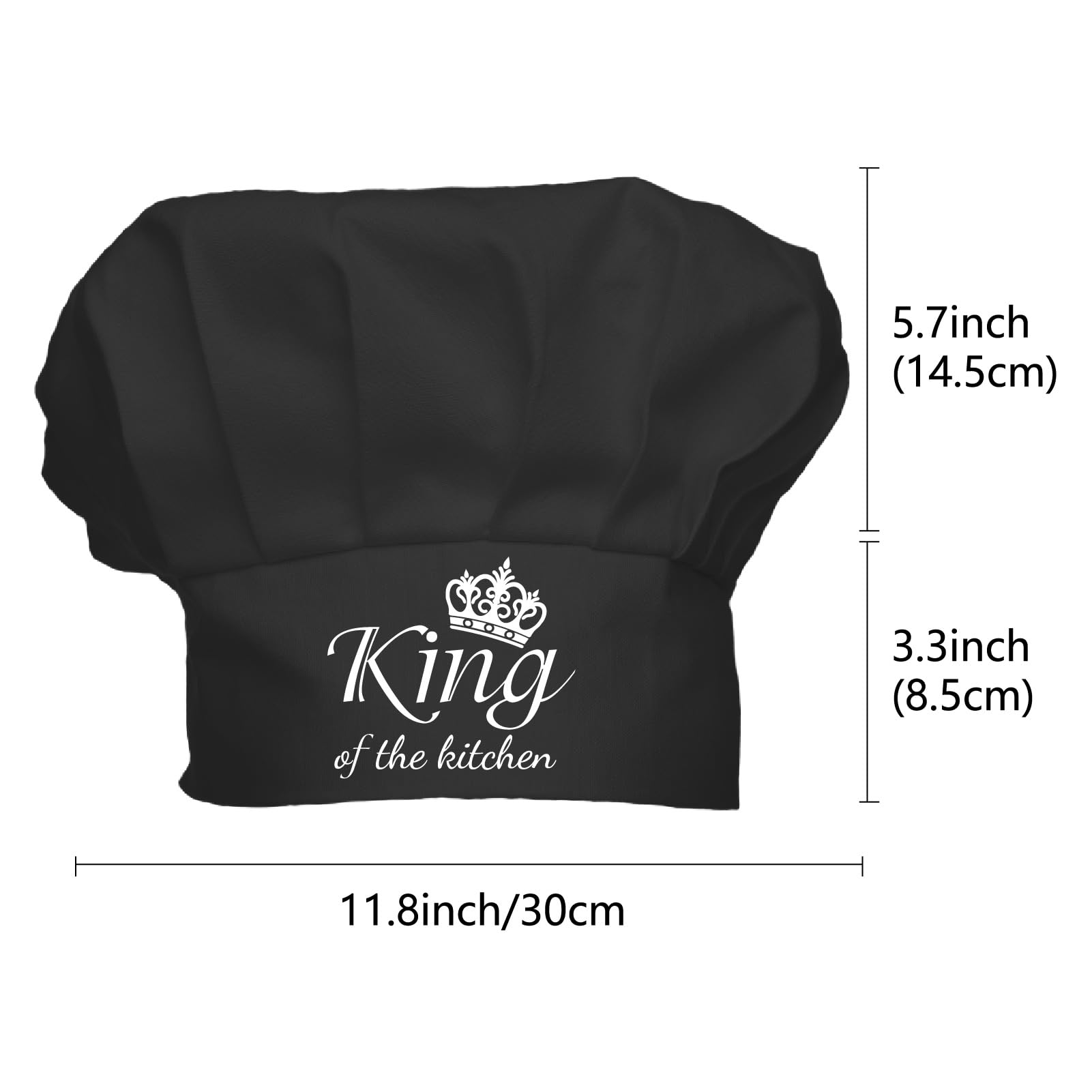Chef Hat - Adult Adjustable Elastic Baker Cap Kitchen Cooking Costume - View #2