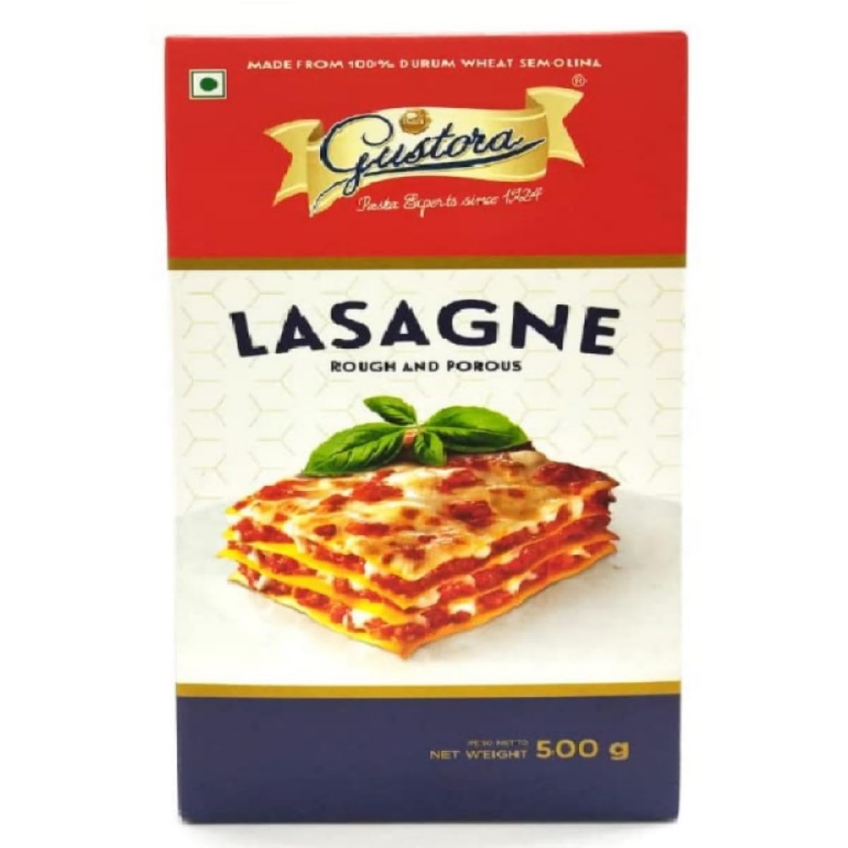 Gustora Ready To Eat Lasagne Luscious Pasta Sheets Of Lasagne I 100% Durum Wheat Semolina Lasagne Sheets I Gluten Free I Vegetarian Instant Lasagne, 500 Gm (B0BWNRBL5X) Amazon Price History, Amazon Price Tracker
