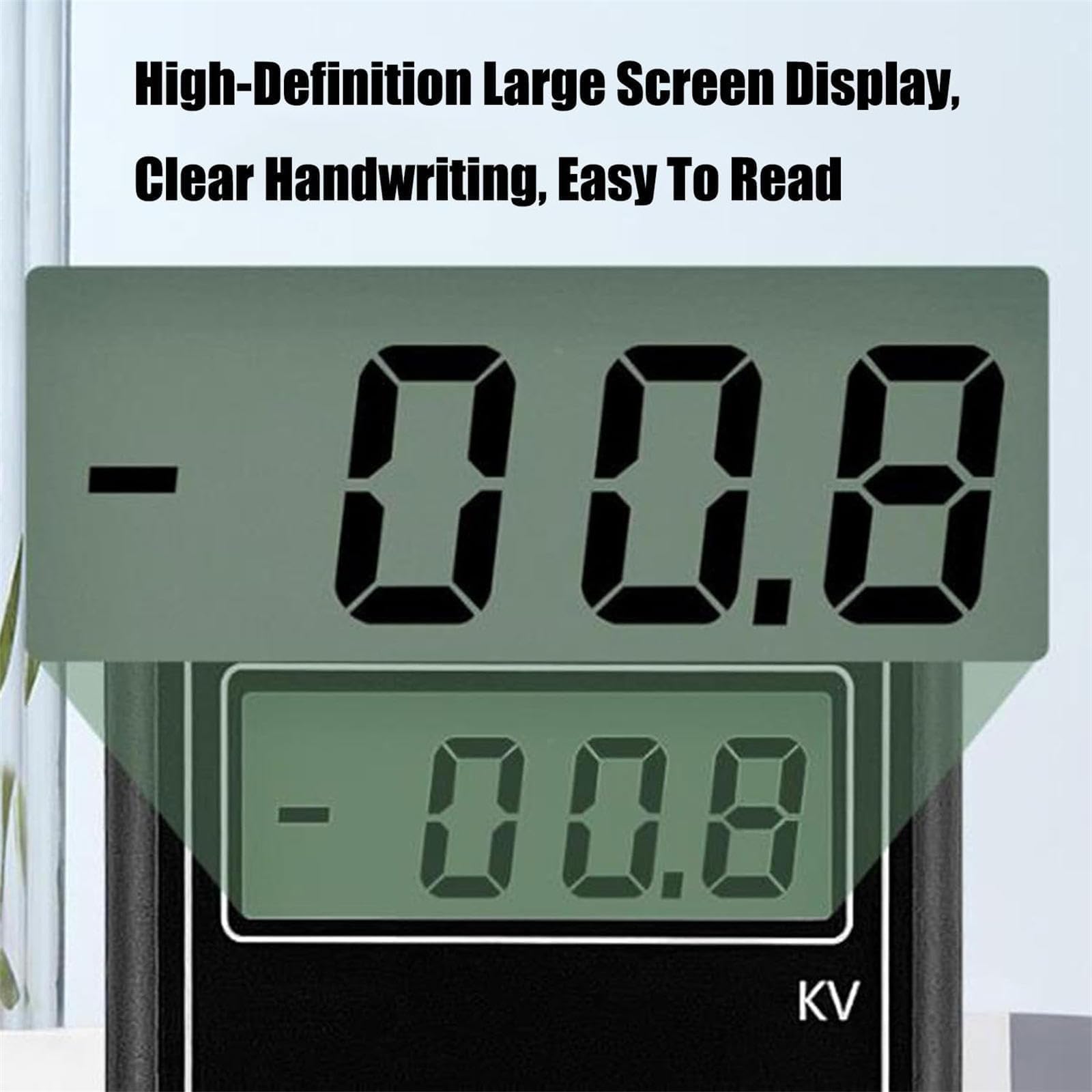 Medidor De Campo Electrostático Portátil, Probador De Campo Eléctrico Portátil, Con Pantalla LCD, Rango De Medición 0~50 KV, Función De Limpieza Con Un Solo Clic, Para Fibra Textil Papel Caucho
