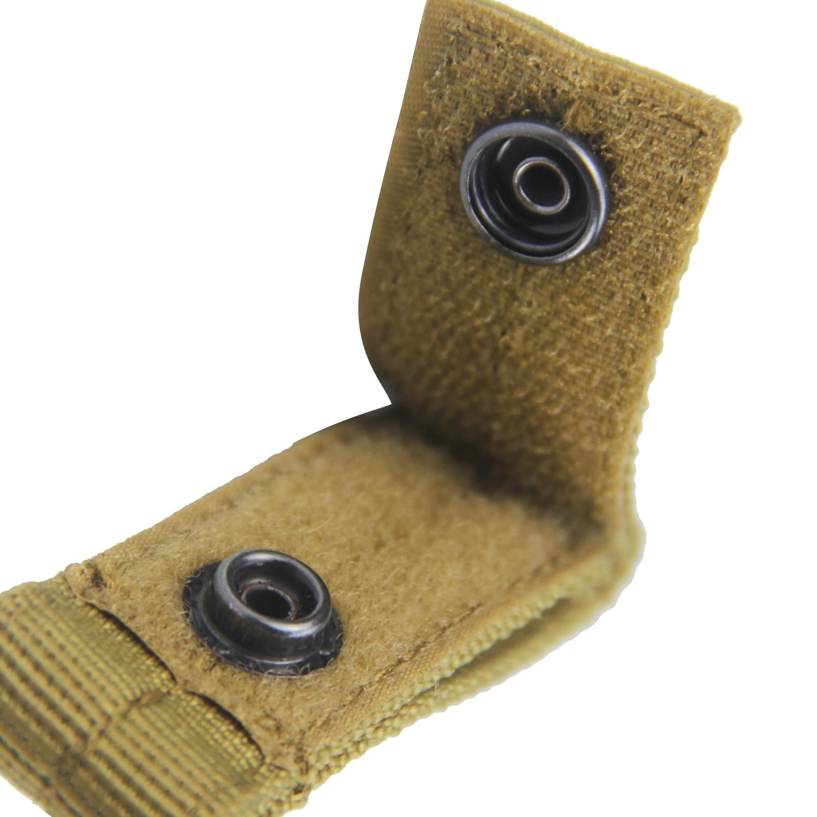 Cinghie Di Fissaggio Con Moschettone E Anello A D | 5 Pezzi In Nylon, Nero/marrone/verde, 8,7x2,5 Cm, Per Zaino, Outdoor, Campeggio - 5