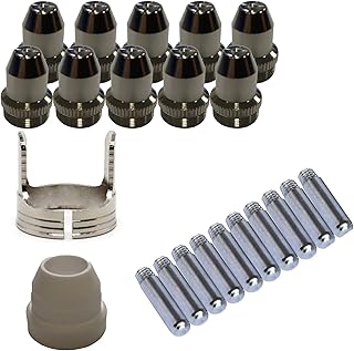 Lotos PCS22 Plasma Cutter Consumables Sets for Brown Color LTP5000D and Brown Color LTPDC2000D (22 Pieces)