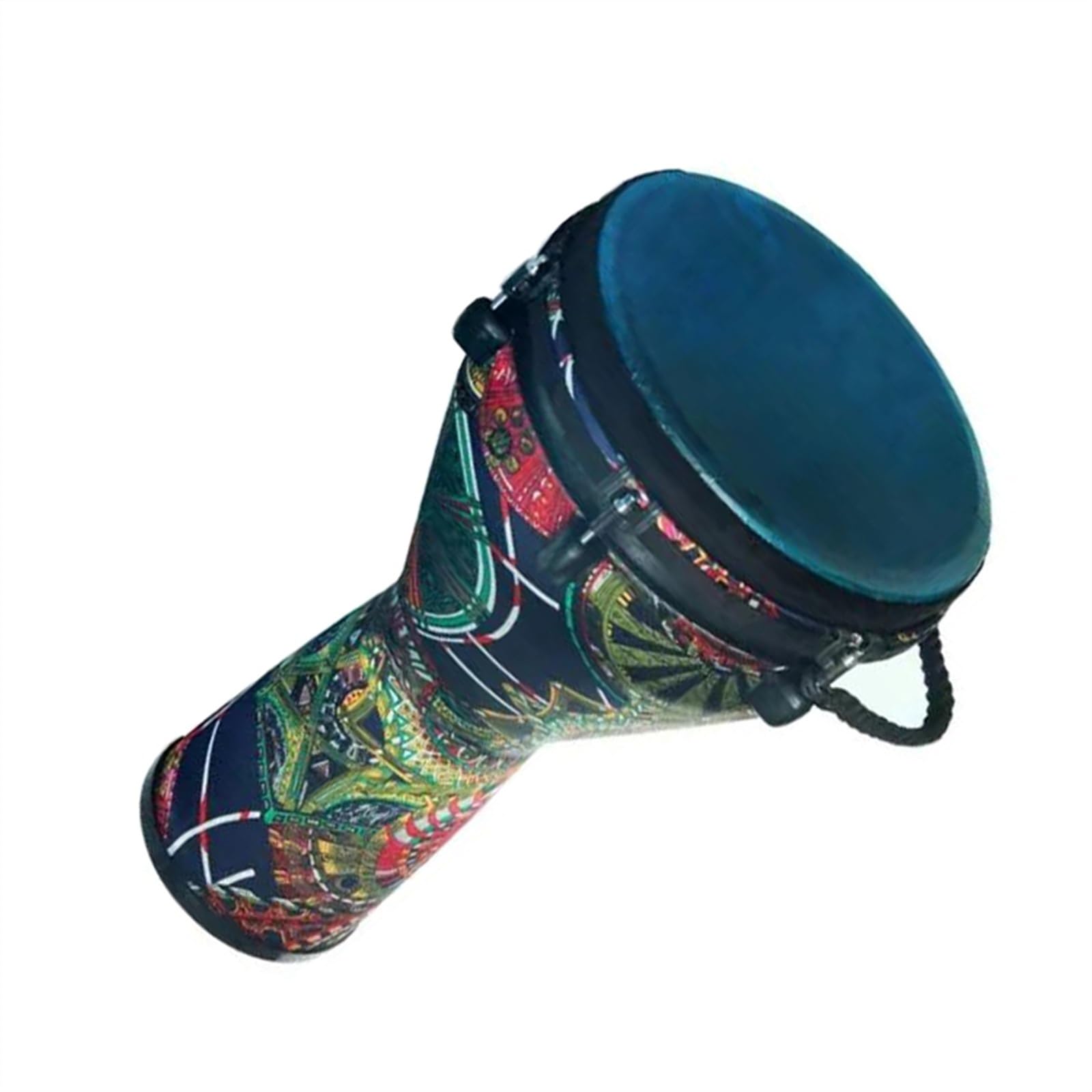 Profesjonalny Djembe 12-calowy Bęben Perkusyjny Afrykański Bęben ABS Beczka PVC Skóra Bęben Djembe Dorosłych Bęben Ręczny Instrument (Color : B)