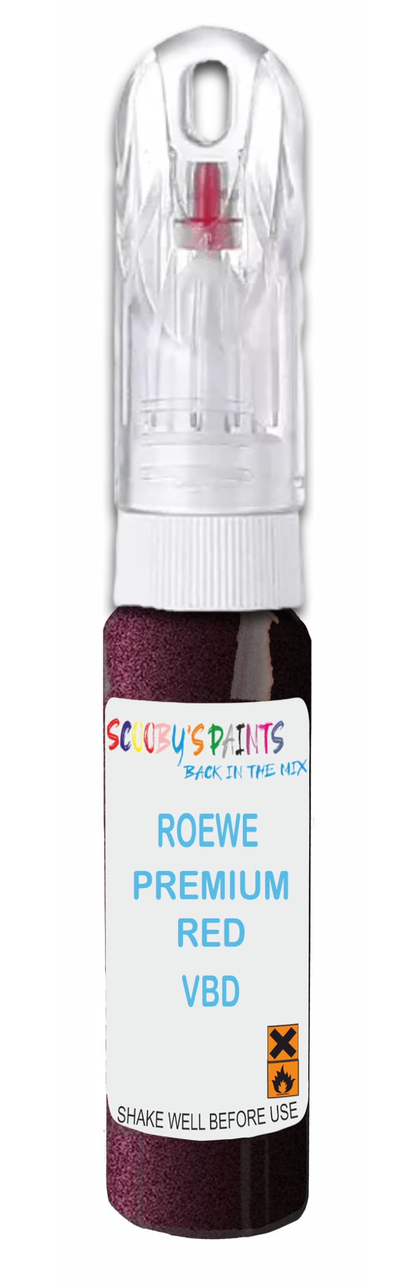 SCOOBYS PAINTS BACK IN THE MIX Paint Touch Up Pen For Roewe Premium Red Vbd Scratch Removal Car Repair