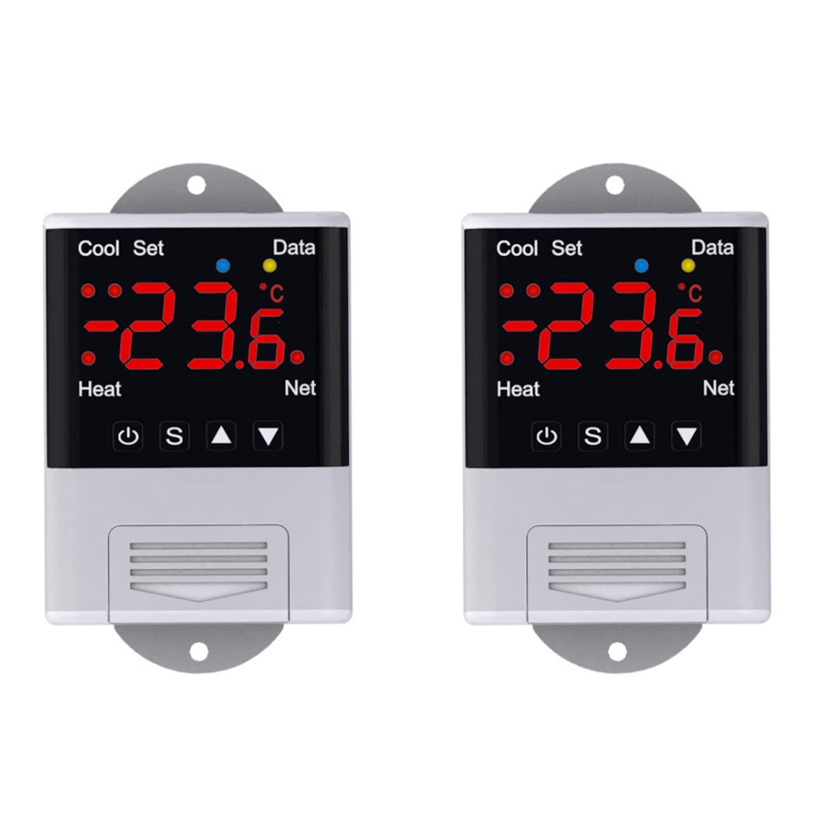 2 X fili Wifi regolatore di temperatura Termostato AC110-220V DTC1201 sensore display digitale APP controllo
