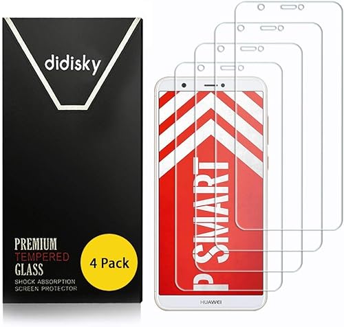 Didisky Pellicola Protettiva Vetro Temperato per Huawei Smart  Pezzi  Protezione Schermo  Tocco Morbido Facile Pulire  Facile installare  Trasparente