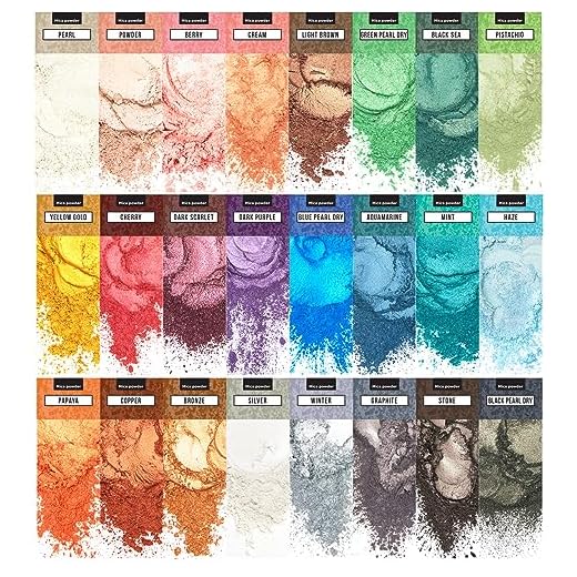 Mica Powder for Resin Coloring 24 Colors Set - Pigment Powder for Nails – Cosmetic Grade Mica Powder for Skin - Epoxy Resin Color Pigment Powder – Resin Dye Mica Powder for Soap