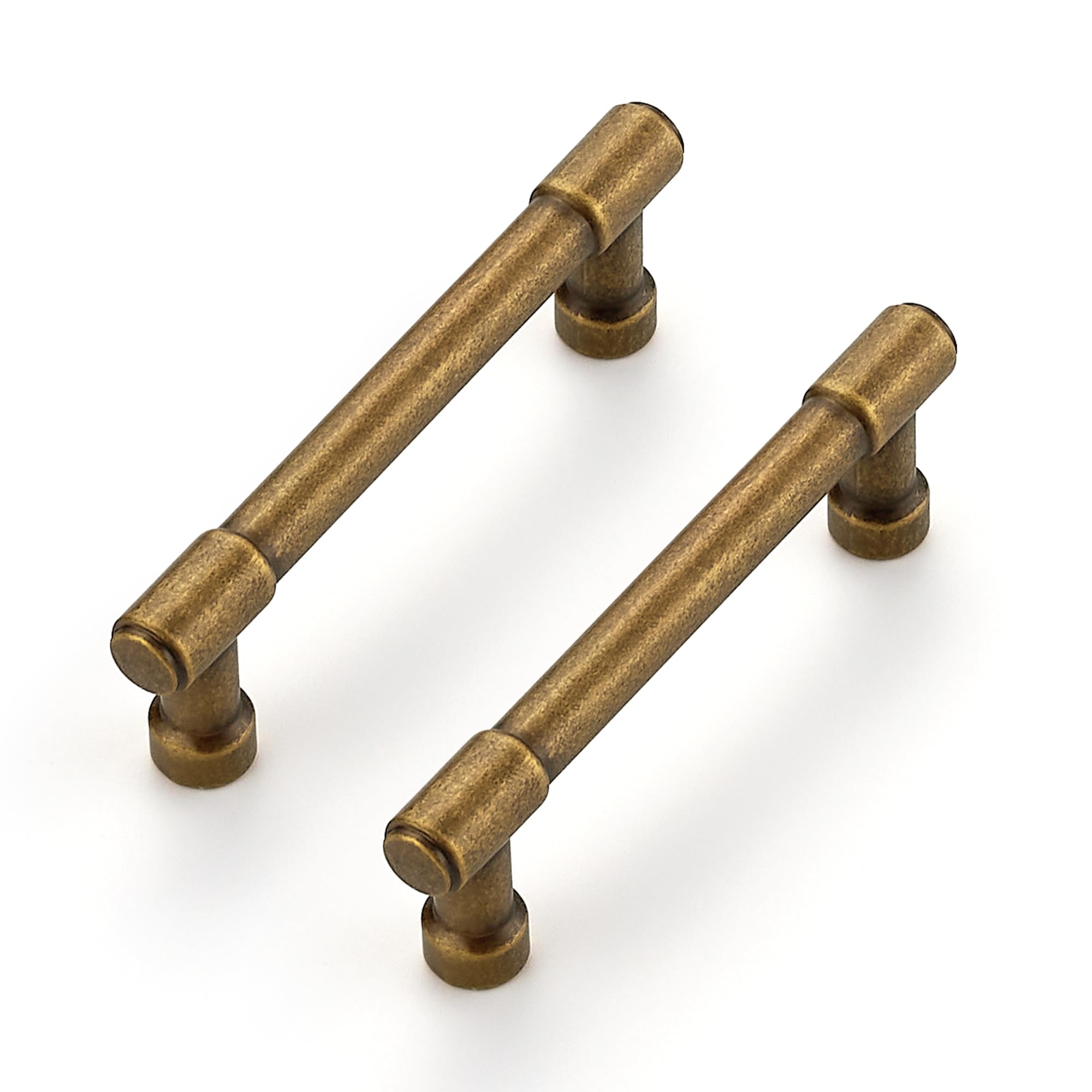 Ravinte Antique Brass Kitchen Pulls Cabinet Handles 3 Inch 10 Pack