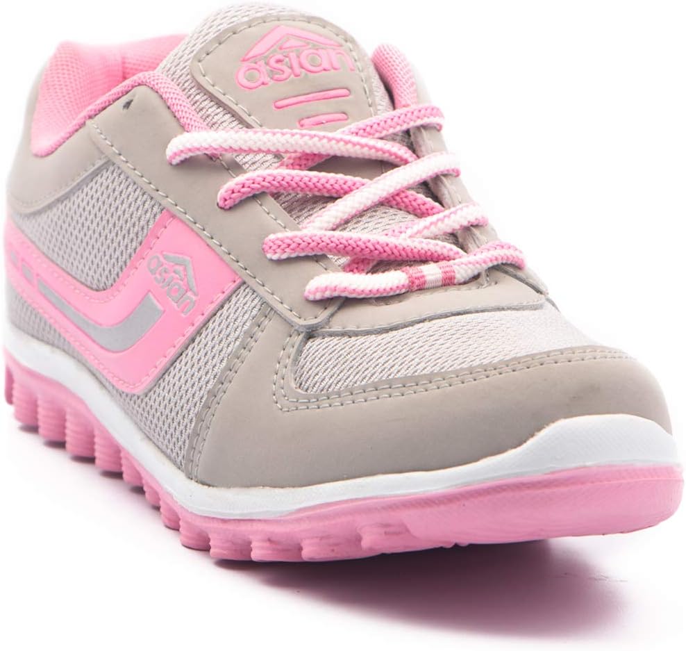 Women's Cute Sports Running Shoes,Walking, Gym Casual Sneaker Lace-Up Shoes for Girl's