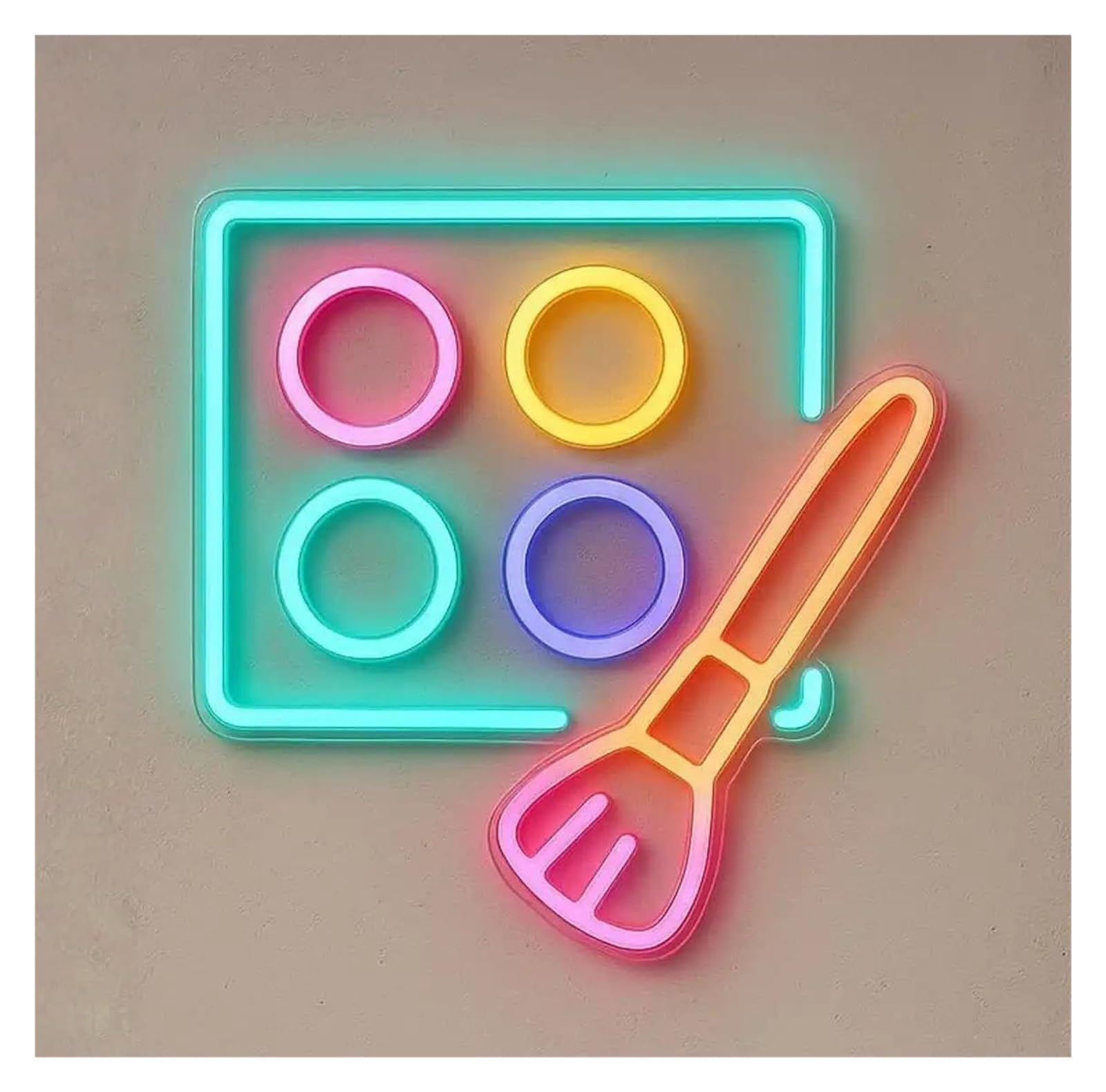 Zynther Neon lamp for neon Illuminated Sign for Cosmetics Store Window Beauty Institute Makeup 38cm