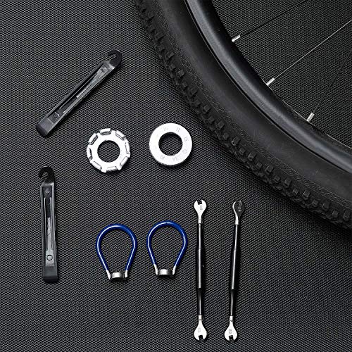 image for Mudder 6 Pieces Bike Spoke Wrench Tool Bicycle Spoke Tool Steel Bike R