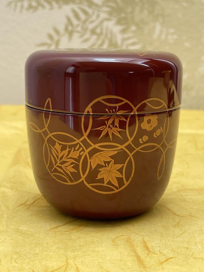 茶道具 中棗 白檀 七宝蒔絵 早見征一作 共箱 作歴の栞付 裏千家 表千家 Amazon.co.jp: 茶道具 中棗 白檀 七宝蒔絵 早見征一作 共箱 作歴