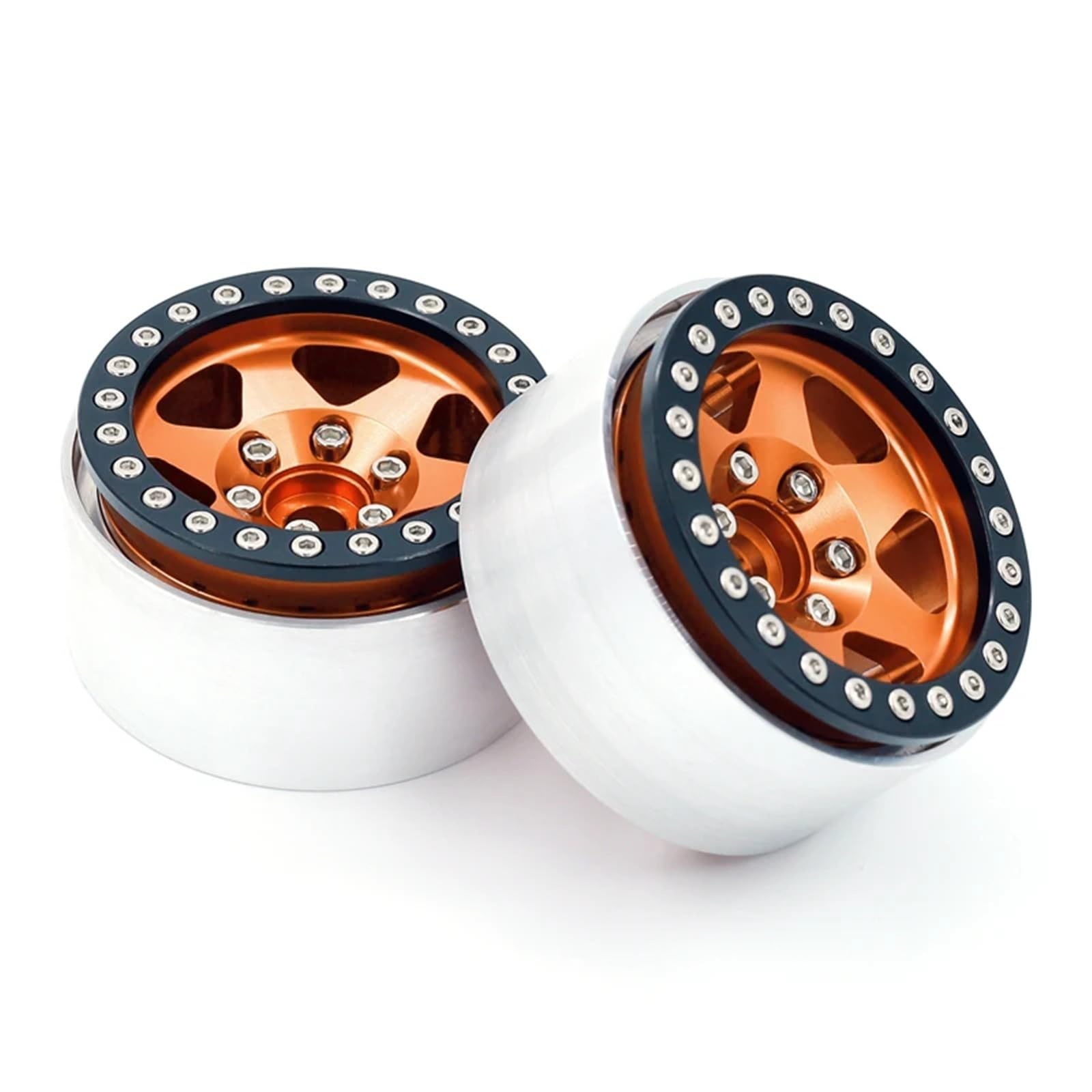 RC Pneumatici Ruote Compatibile Con Traxxas Per TRX4 SCX10 Per Axial 4PCS 1.9 Ruote Beadlock In Lega Cerchioni Mozzi RC Modello Di Auto Pneumatici 1/10 Crawler Auto