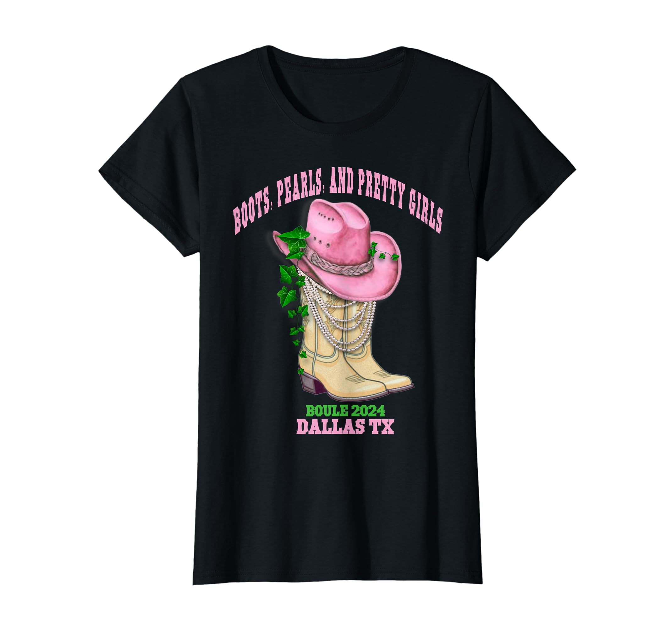 Boule 2024 Dallas TexasWomens Boule 2024 In Dallas Texas For Pretty Girls T-Shirt