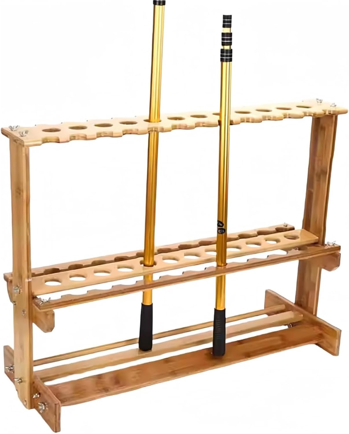 釣竿立て 釣り竿立て 釣具 収納 竹ロッドスタンド クラブスタンド