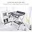 EGREE Baby Changing Table Portable Folding Diaper Changing Station with Wheels, Adjustable Height Mobile Nursery Organizer with Safety Belt and Large Storage Racks for Newborn Baby and Infant, Gray
