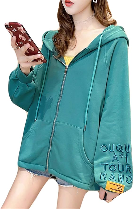 Amazon レディース アウター ゆったり 黒 パーカー シンプル ジップアップアウター 薄手 秋 冬 ファッションコート フード付き 韓国風 オーバーコート ストリート系 原宿風 コート ジャケット 通販 Amazon レディース アウター ゆったり 黒 パーカー シンプル ジップアップアウター 薄手 秋 冬 ファッションコート フード付き 韓国風 オーバーコート ストリート系 原宿風 コート ジャケット 通販