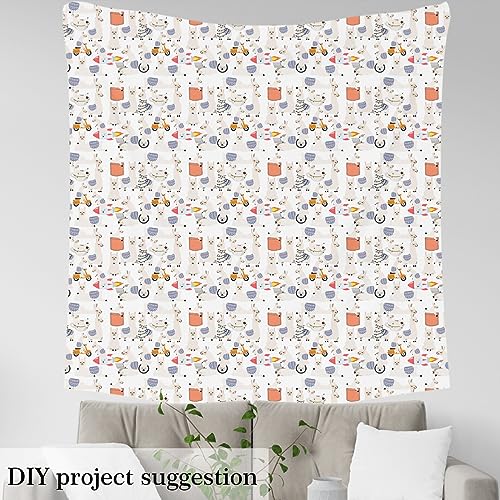 Tissu lama mignon d'ameublement imperméable pour chaises