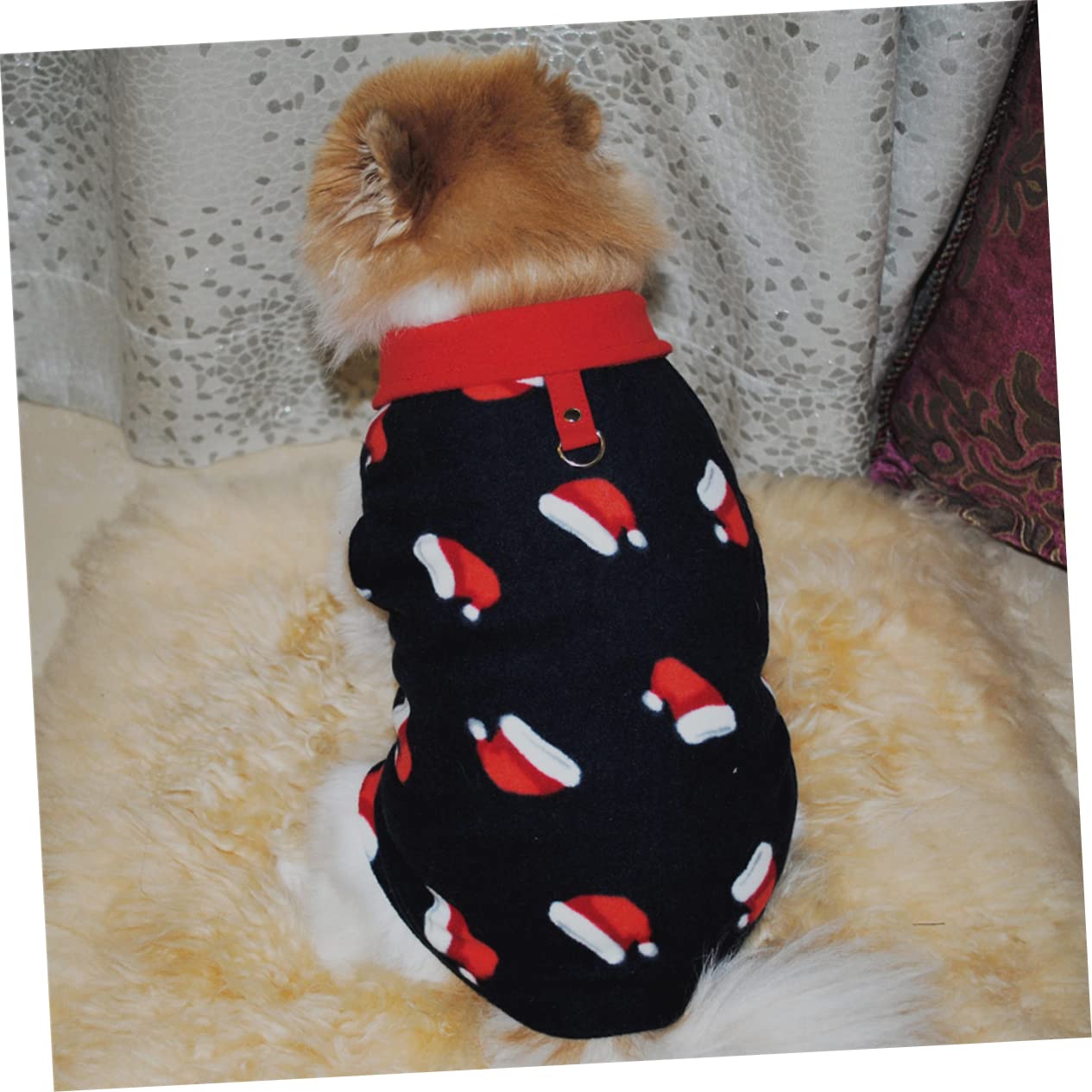 HMJGDHX 2 Pezzi Prodotti per Animali Domestici Vestiti Caldi per Cani Bomboniere Natalizie per Cani Vestiti Natalizi per Animali Domestici Maglione per Cani Renna di Natale per Animali Costume Cosplay