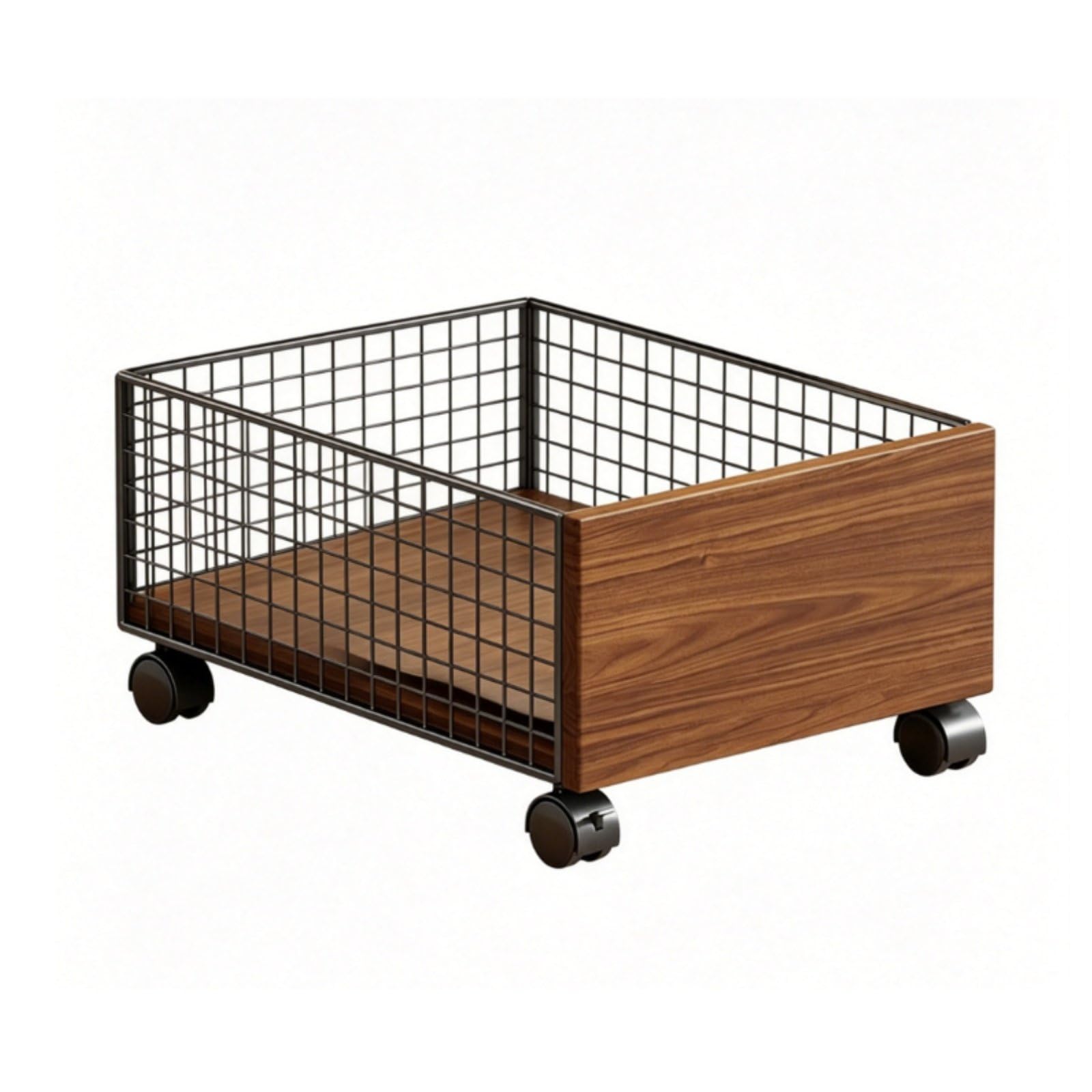 Panier de rangement à roulettes Qianly pour une buanderie et une chambre ordonnées