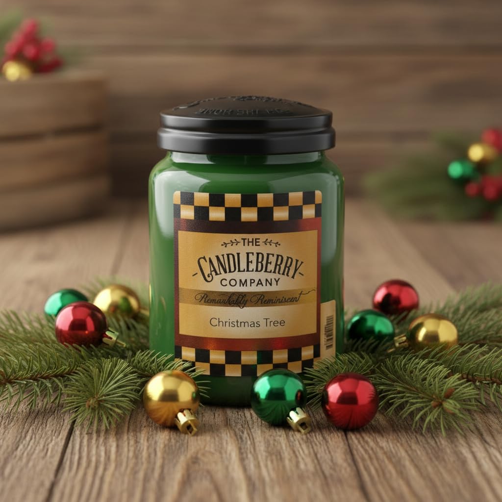 Candleberry Sapin de Noël 26 g Bougie en pot