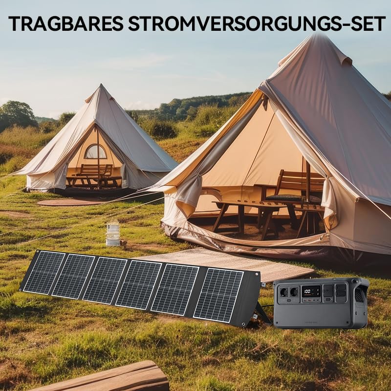 100W Foldable Solar Panel, Kompatibilität: DJI Power Adaptermodul für Solarpanel (MPPT), Power 2000, Power 1000 V2, Power 1000, Power 500, Power 1000Mini