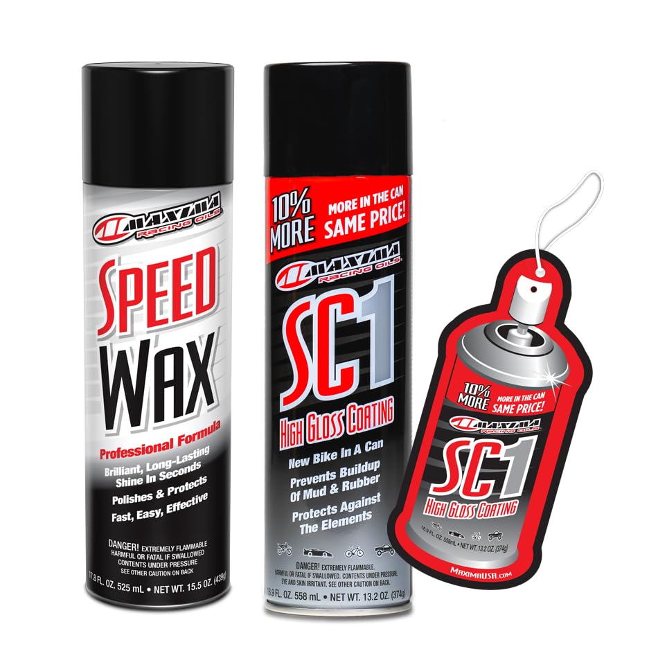 Image of Maxima Racing Oils SC1 & Speed Wax Bundle with Bonus Air Freshener
