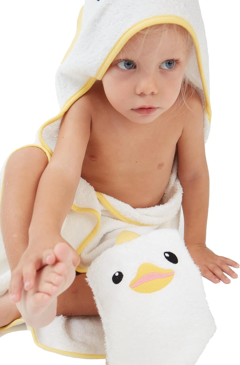 ClassyBaby Animal Embroidery Glove Towel Towel Glove for Washing Assistance