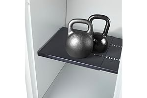 Adjustable Steel Locker Shelf - Black (11-18")