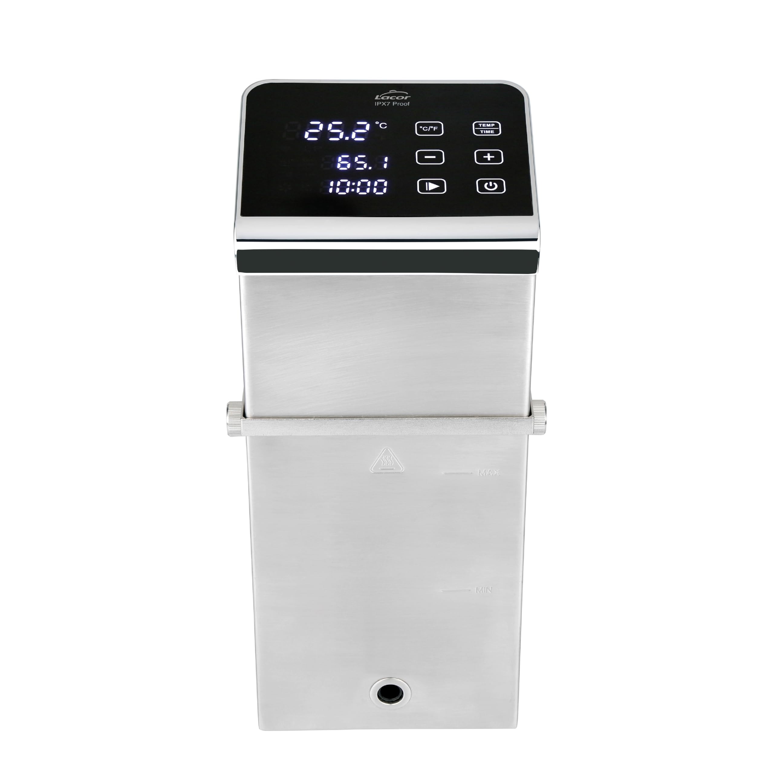 Lacor 69592 - Sous Vide Master, Acero Inoxidable, Control de Temperatura | En acero inoxidable, para un uso práctico y profesional en cocina; ideal para cocina profesional y uso diario en casa