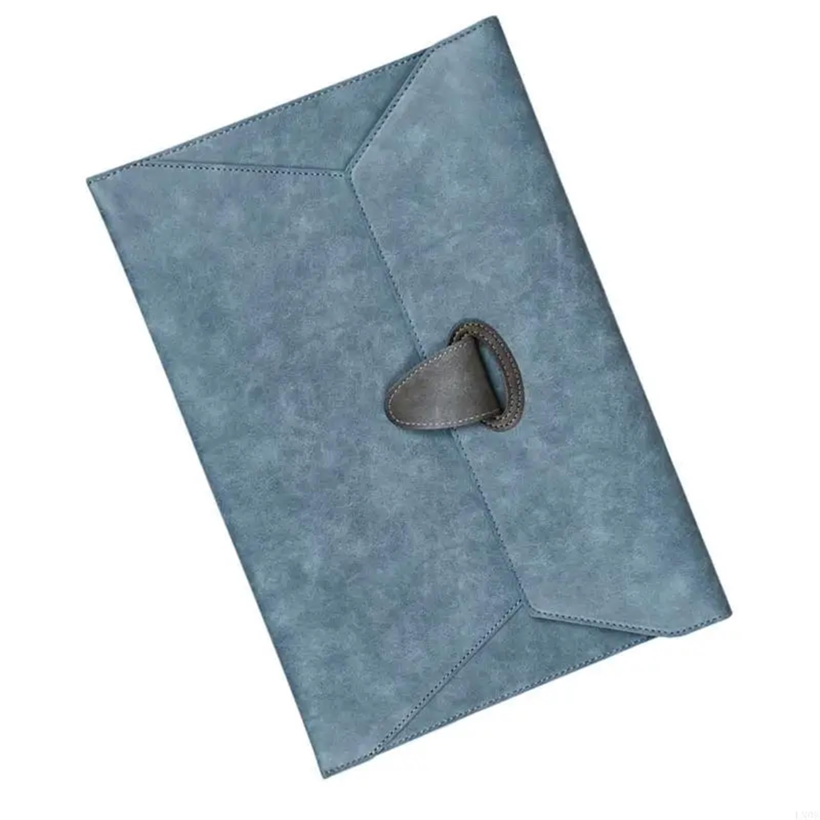 Ledermappe, Handheld-Dateiordner, Leder-Dokumentenaufbewahrung, Brieftasche, Laptop-Hülle, Computertasche(Dark Blue01)
