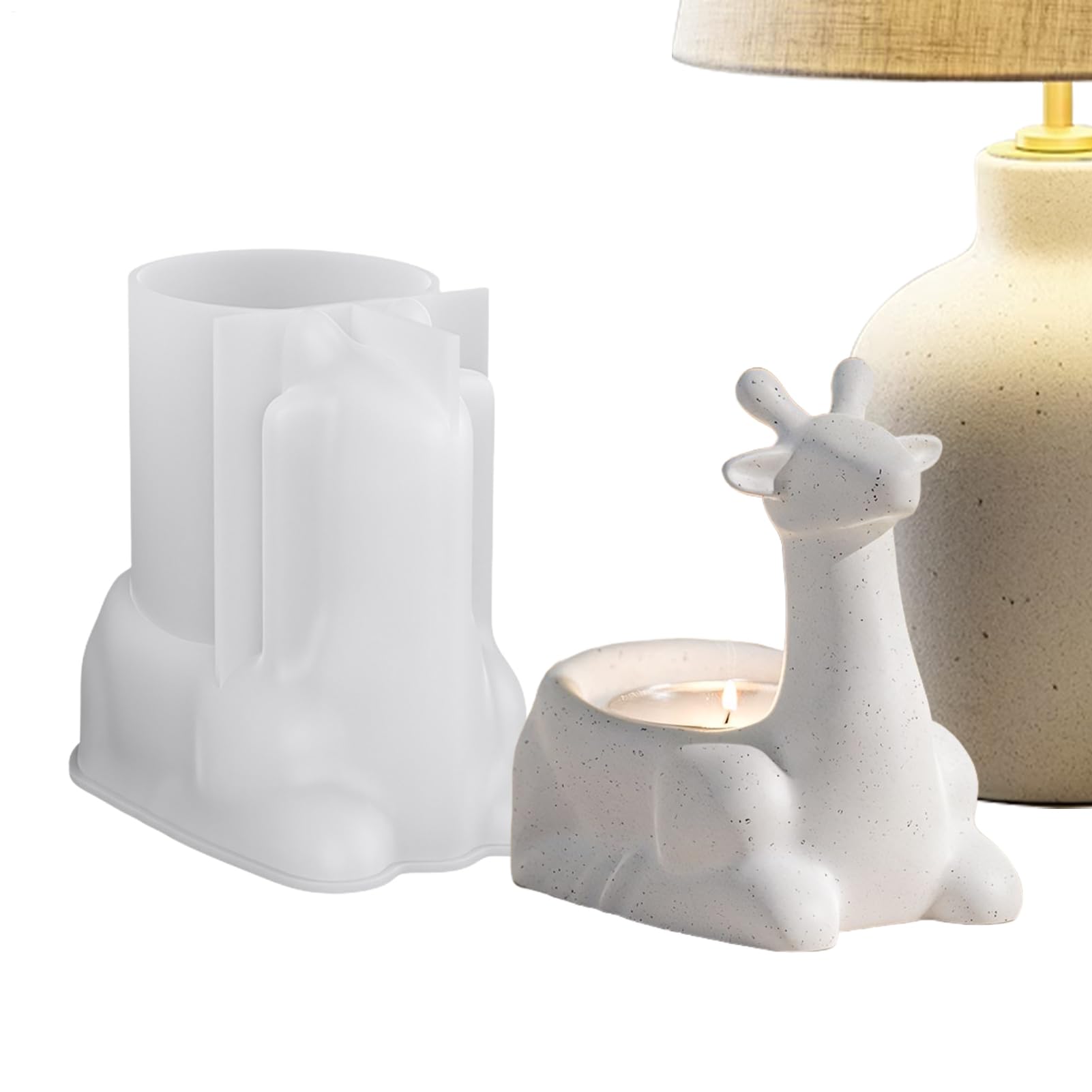Moule à bougie cerf pour illuminer vos tables de fête en famille