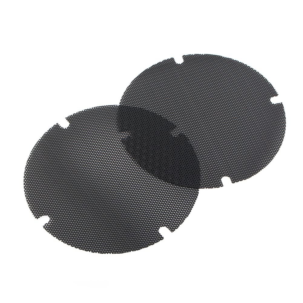 Lirun Motorcycle Iron Mesh Speaker Grills, Rear Speaker Grille Cover for Harley Touring FLHTCU, FLHTCUL, FLHTK with Tour-Pak speakers 14-later, Black