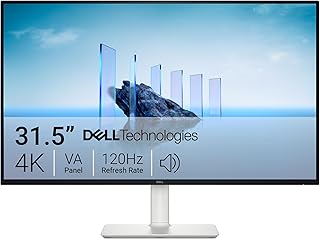 Dell 32 Plus Monitor – S3225QS, 4K UHD 3840×2160, 120Hz, VA, 4ms, AMD FreeSync Premium, 95% DCI-P3, HDR10, Height Adjustab…