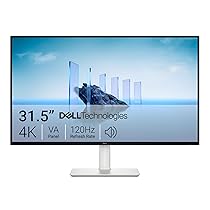Dell 32 Plus Monitor – S3225QS, 4K UHD (3840×2160), 120Hz, VA, 4ms, AMD FreeSync Premium, 95% DCI-P3, HDR10, Regolabile in Altezza, Altoparlanti integrati, DisplayPort, 2 HDMI, 3 Anni di Garanzia