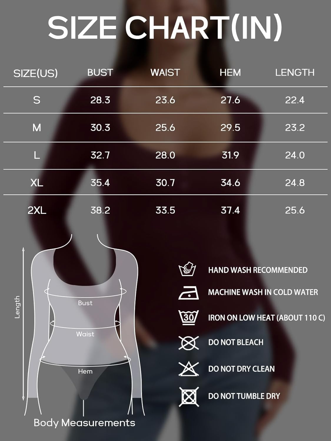 PINKMSTYLE Ribbed Square Neck Long Sleeve Top for Women Cute Y2K Fall Tops Trendy Going Out Tops - Image 6