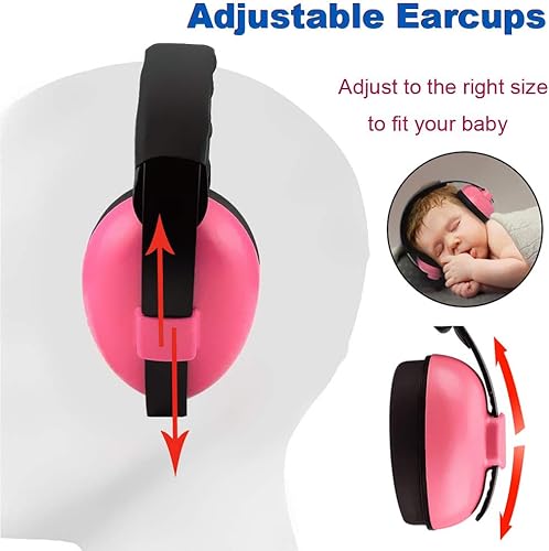 Miniatura 9 de Auriculares con cancelación de ruido para bebés orejeras de protección auditiva reducción de ruido para niños de 0 a 3 años  niños pequeños  bebés