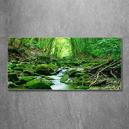 Image verre plastique déco mural acrylique glass picture forest - 3