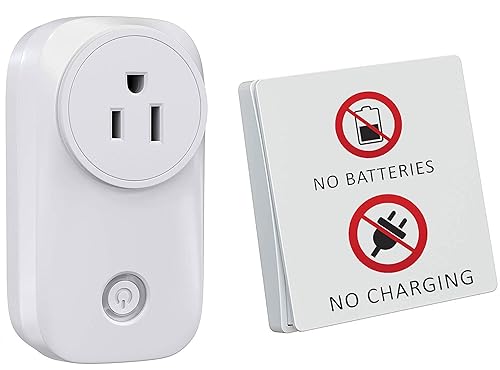 Skywin Toma de corriente inalámbrica e interruptor de luz cinética sin batería, interruptor de luz inalámbrico para lámparas y electrodomésticos -