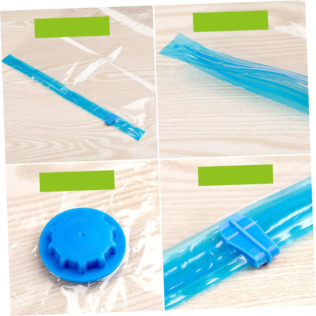 BESTYASH 10 Stück Teiliges Wasserdichte Vakuum aufbewahrungstaschen Platzsparende Kompressionsbeutel für Kleidung und Bettwäsche Faltbare Organizer für Praktische Lagerung