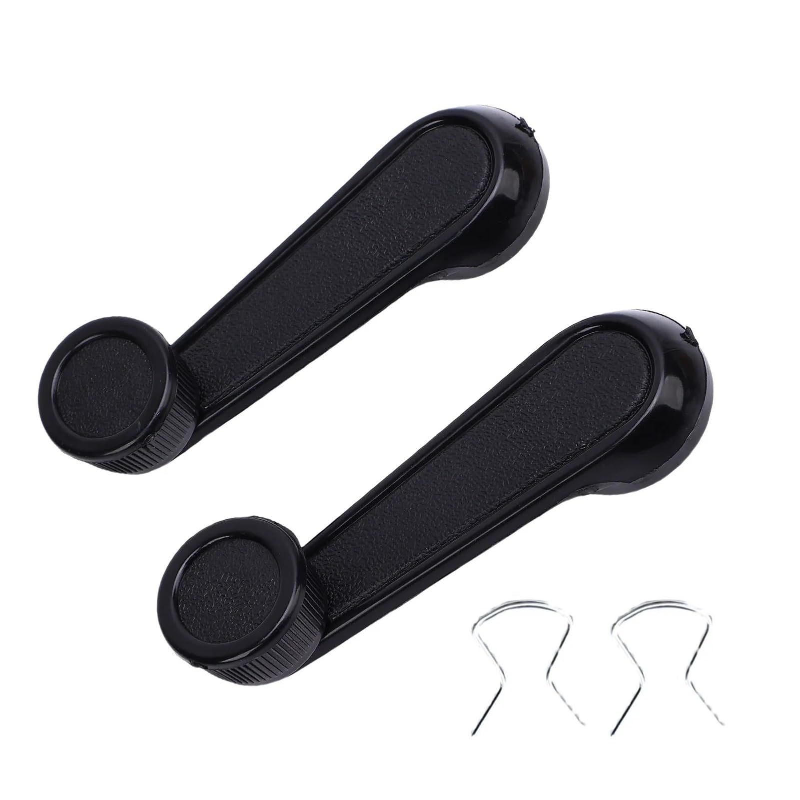 KIRYU Regulator for Toyota for Tacoma for Corolla for Camry 1 Pair Car Inside Window Crank Handle Plastic Long Lasting 6926004020B0 692608910403(Black)