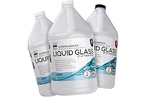 Liquid Glass Epoxy Deep Pour: Crystal-Clear Castings with 3-Gallon Kit