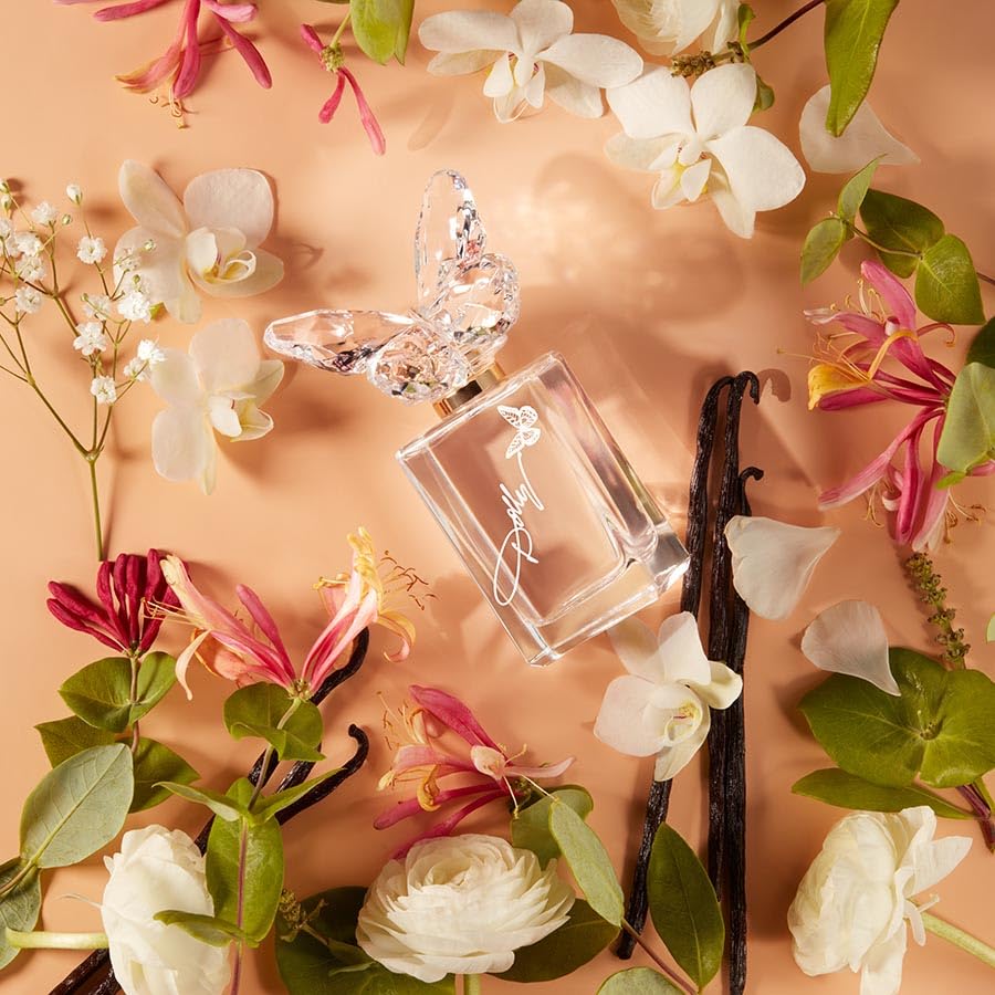 Dolly Parton Tennessee Sunset Eau de Parfum Spray for Women and Lip Gloss – Fruity Floral Perfume for Women with Honeysuckle, Vanilla Orchid & Musk – Long Lasting Feminine Fragrance – 1.7Fl Oz