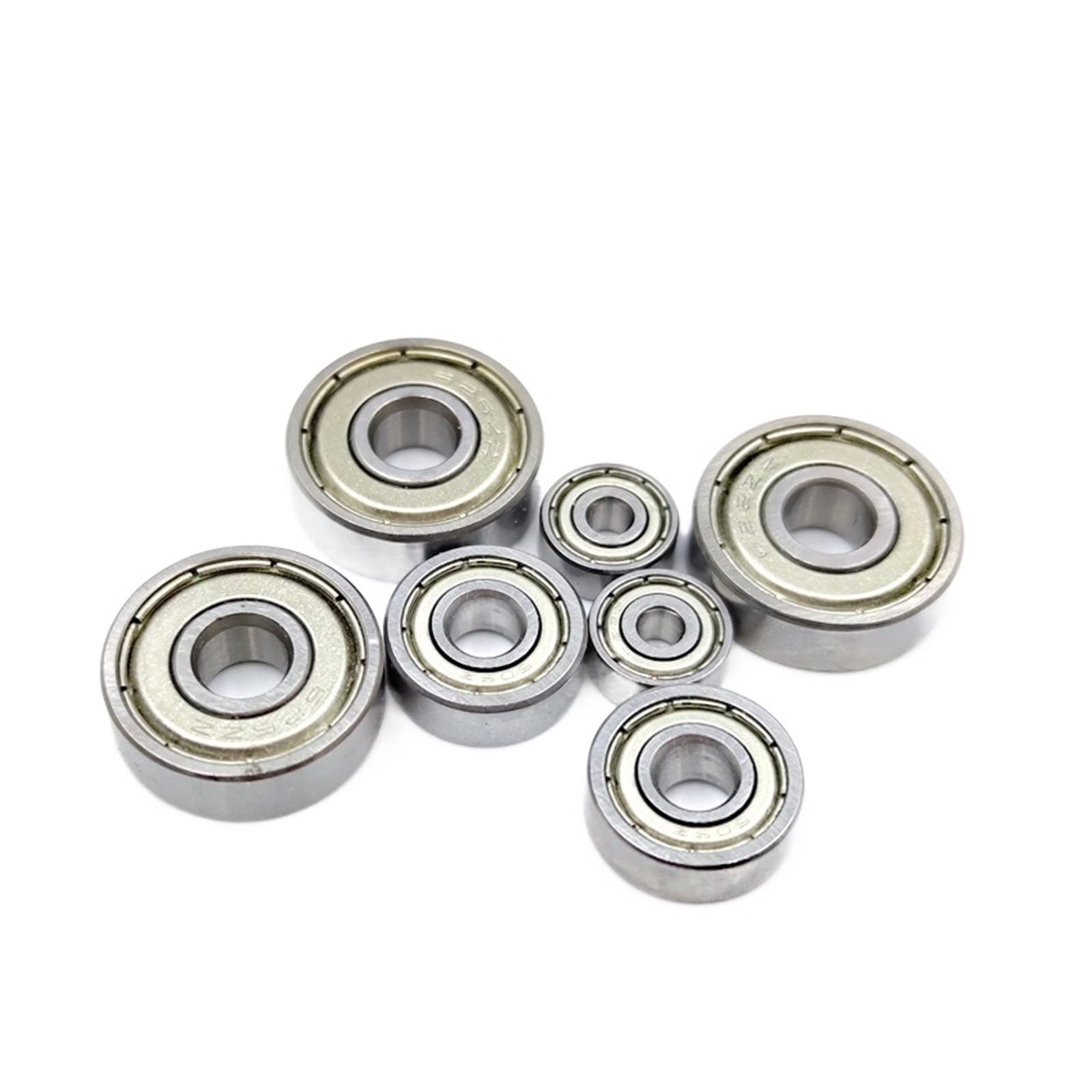 HYUJNAFZR Bimetal Seal Shield Micro deep Groove Bearing 2PCS 683ZZ 3x7x3mm High Speed Silent Small Bearing(684ZZ 4x9x4mm)