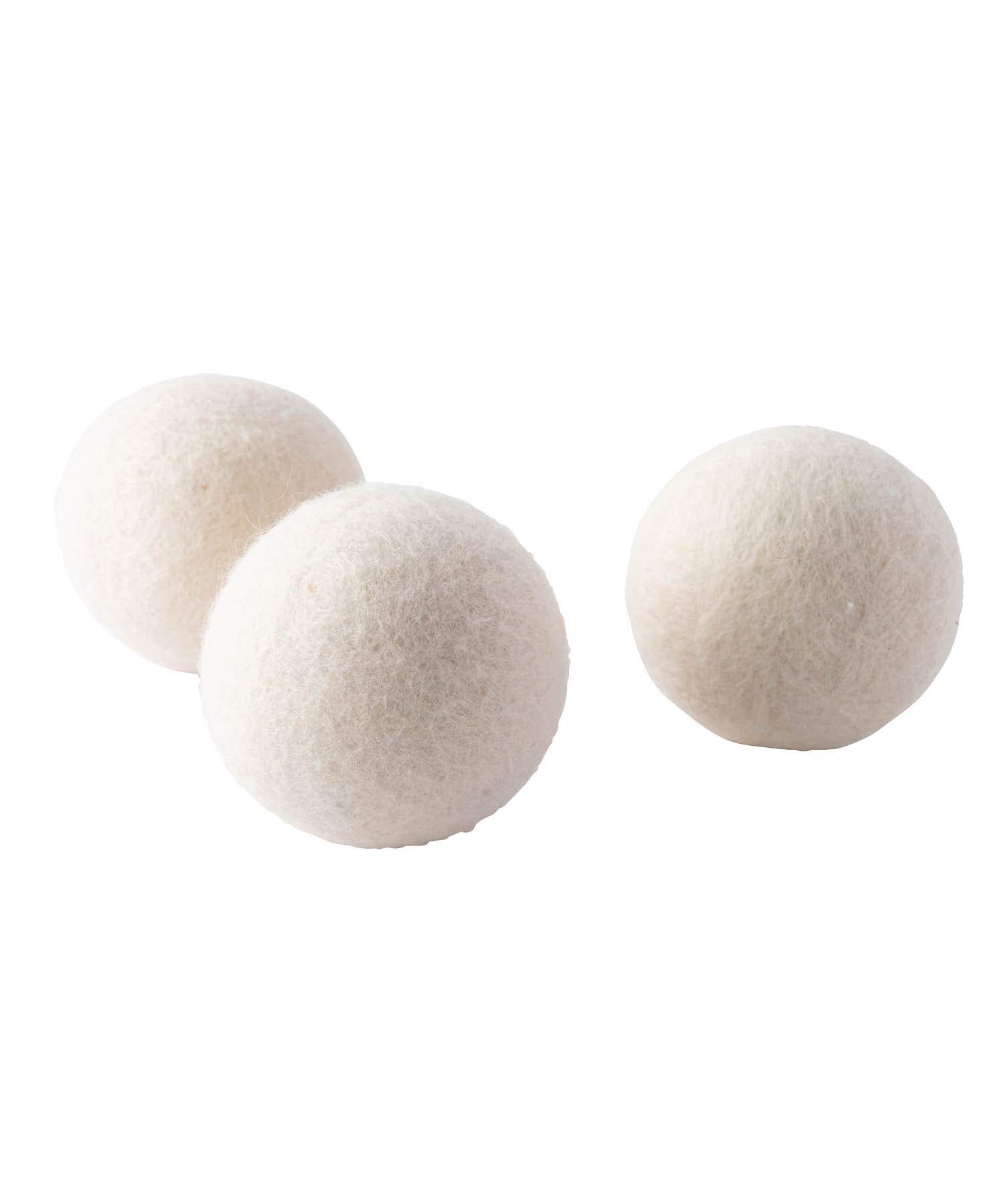 Amazon.co.jp: b2c フェルト ドライヤーボール 3個入り（ホワイト