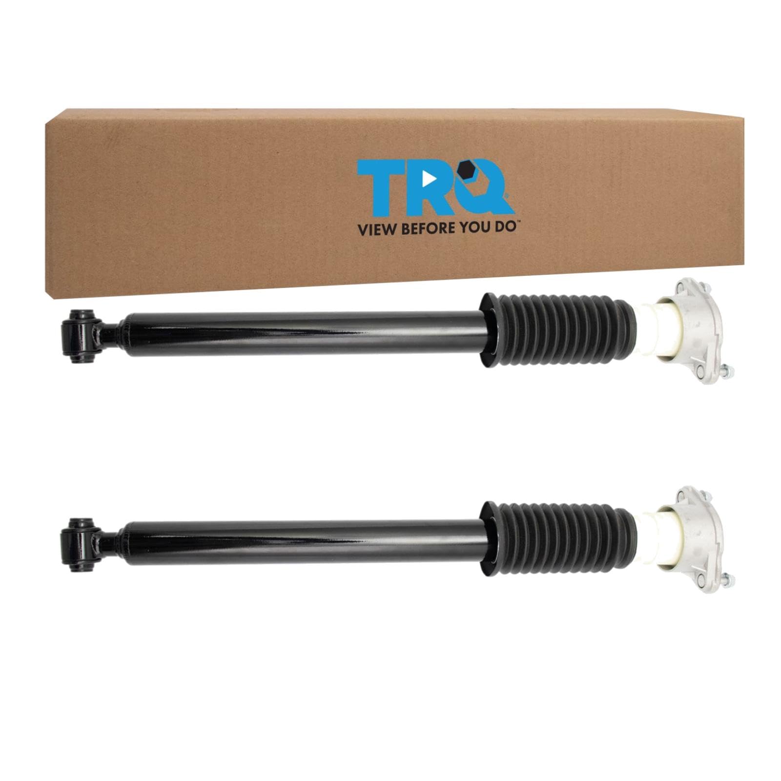 TRQ Rear Shock Absorber Set Compatible with 2012-2014 Mercedes-Benz C250 2008-2021 C300 2008-2015 C350 2012 C63 AMG 2010-2014 E350 2015-2018 E400 2019-2021 E450