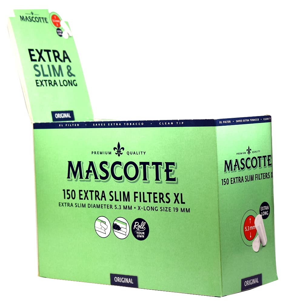 Mascotte Extra Slim 5.3Mm Cigarette Tobacco Premium Quality Filter Tips Xl
