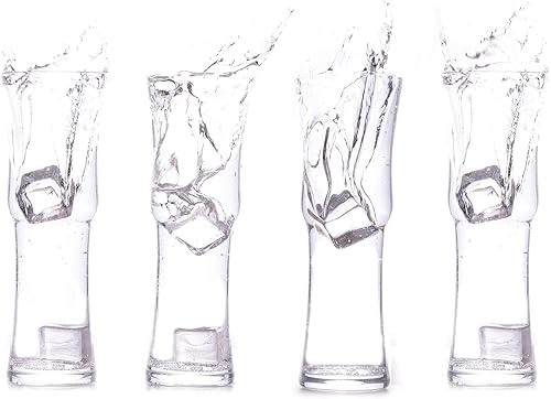 Miniatura 3 de LEMONSODA Juego de 12 vasos de cóctel altos hechos a mano para cerveza, jugo, té helado, vasos de licor de 15 onzas, paquete de 12 2021