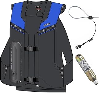 SEFIS Hit-Air MLV 2 - Chaleco de seguridad para motocicleta con sistema de inflado, 270 g de CO2