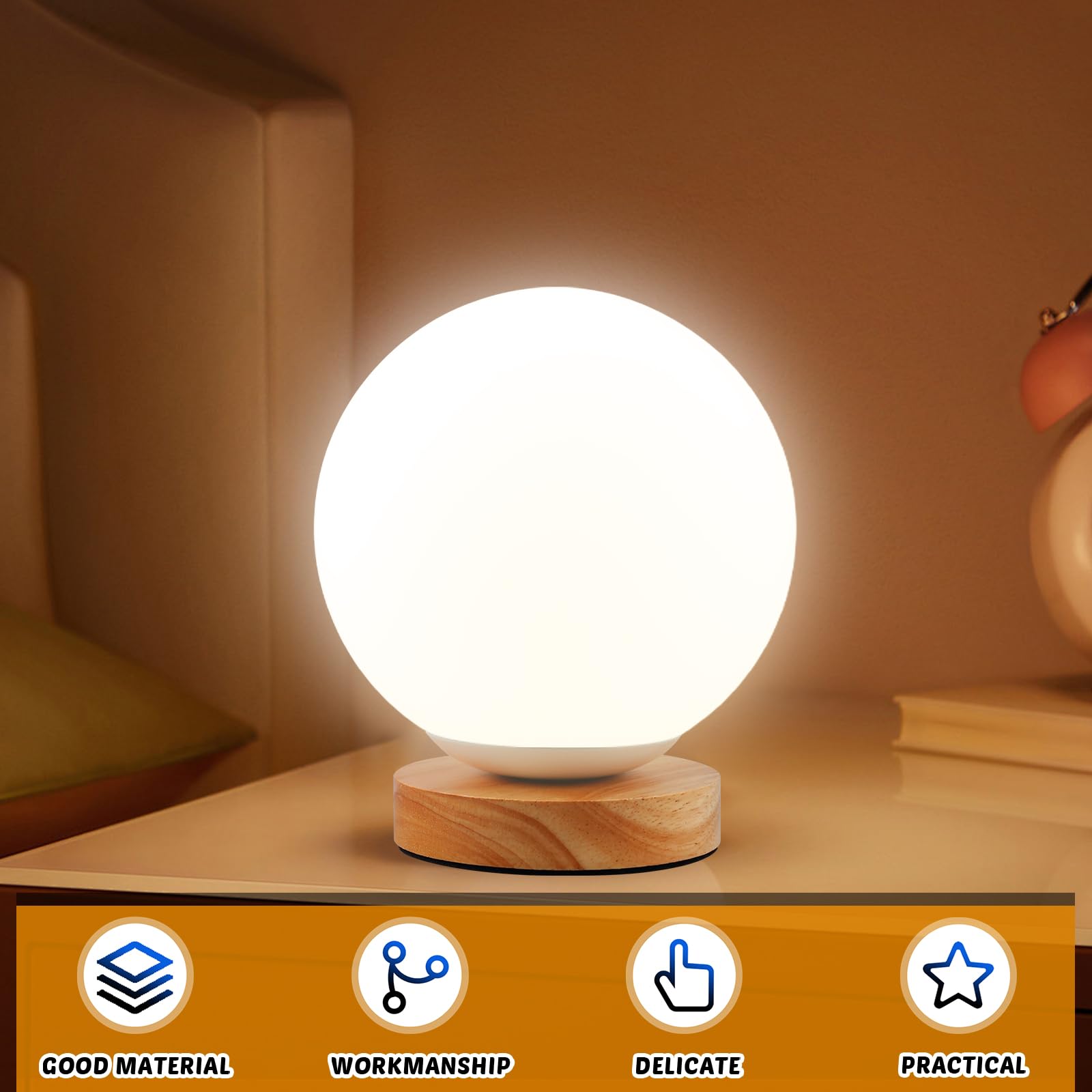 GOMETY Lampada per fototerapia, luce diurna 10.000 lux, 3 temperature di colore, intensità luminosa regolabile e timer, lampada